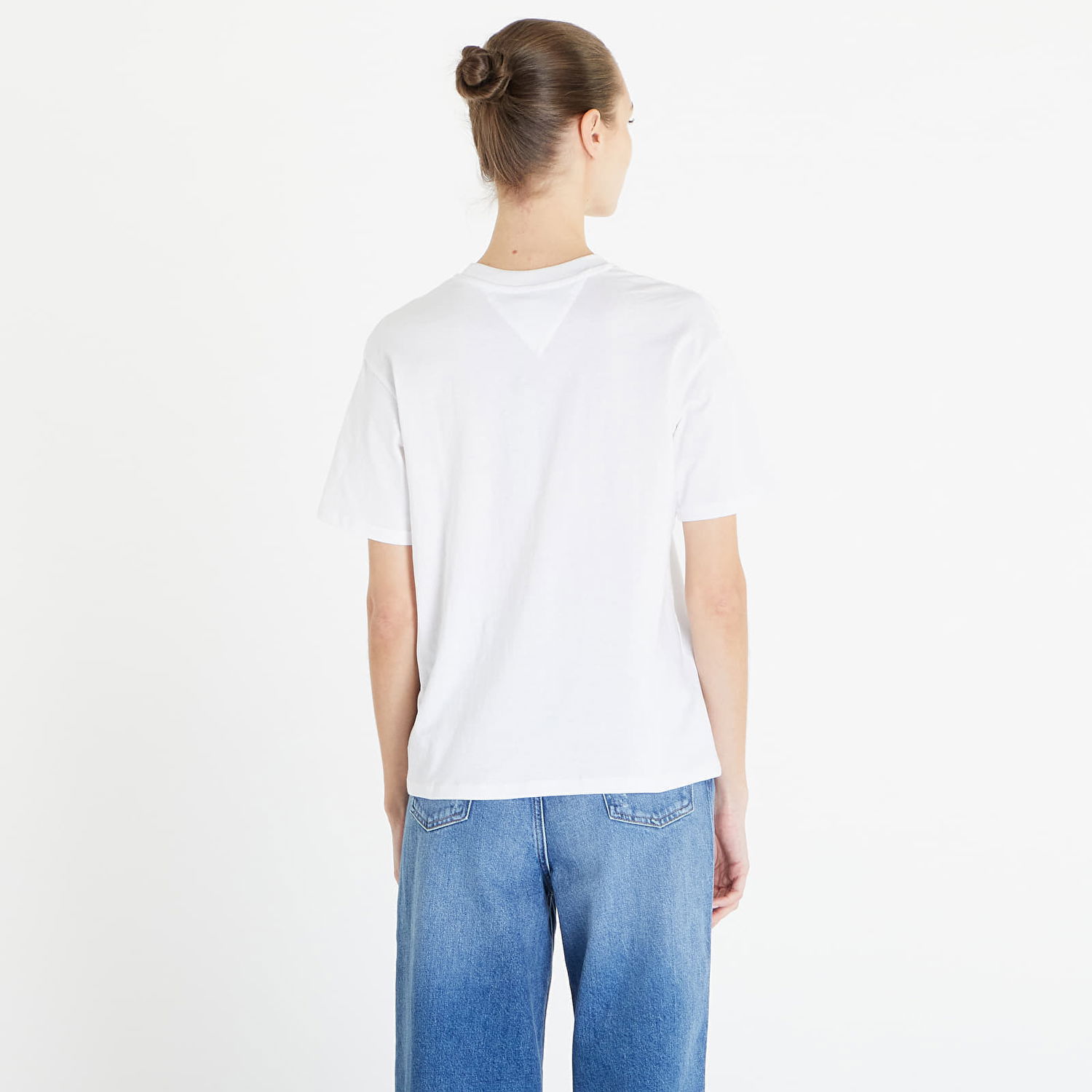Tričko Tommy Hilfiger Relaxed New Linear Short Sleeve Tee Biela | DW0DW17836 YBR, 1