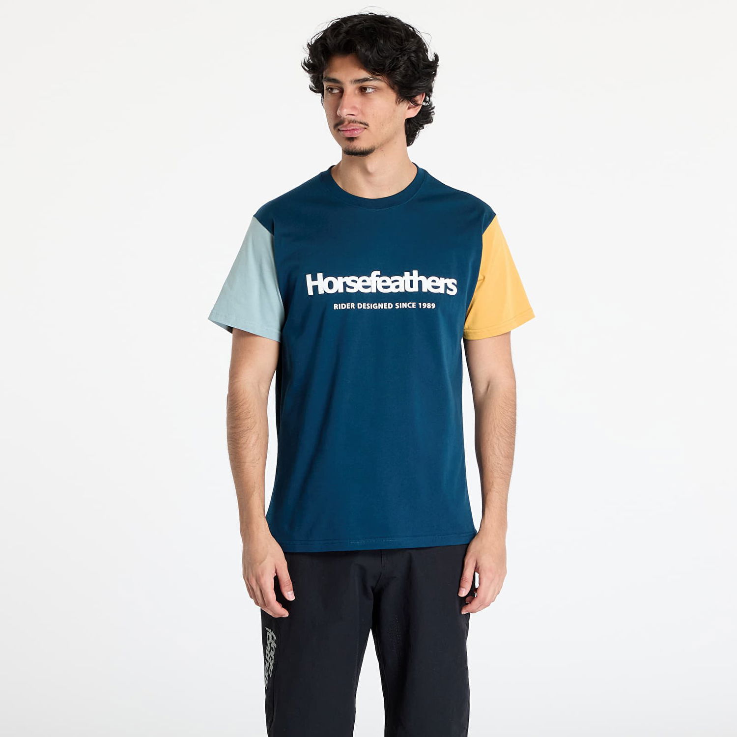 Tričko Horsefeathers Horsefeathers Quarter T-Shirt Navy | SM1178Z, 0