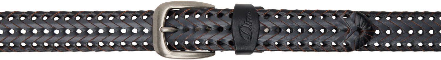 Opasok Dime Dime Braided Leather Belt Čierna | DIMEHO2433BLK, 0