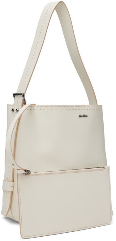 Tote bag Max Mara Max Mara Archetipo Small Leather Tote Biela | 2414511061600, 1