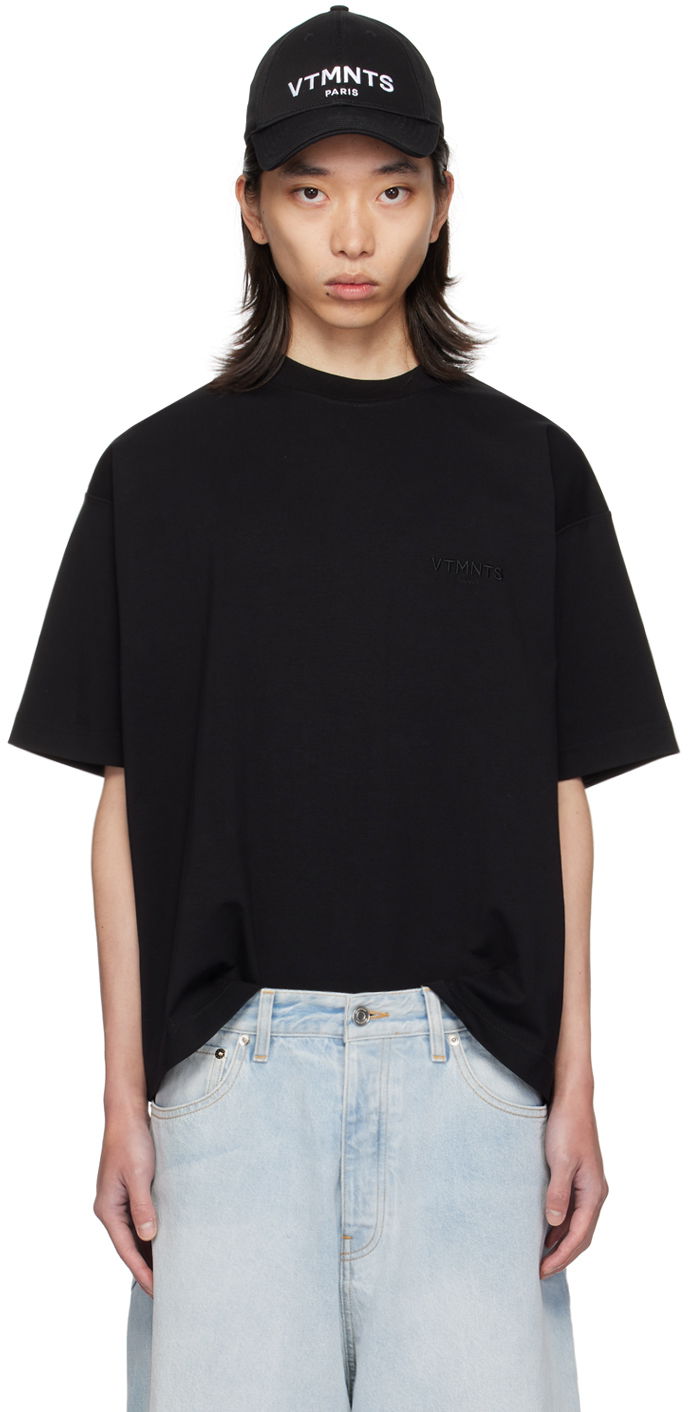 Tričko VETEMENTS Embroidered T-Shirt Čierna | VL22TR100B, 0