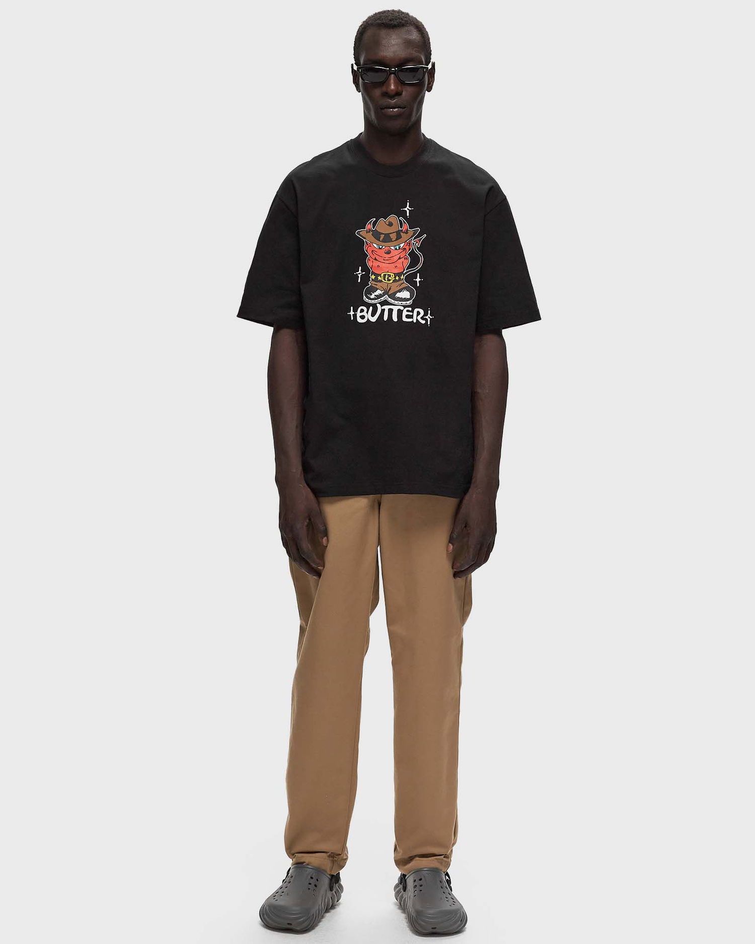 Tričko Butter Goods Devil Print Black T-Shirt Čierna | P15270, 1
