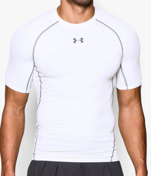 Tričko Under Armour T-Shirt HeatGear Biela | 1257468-100, 0