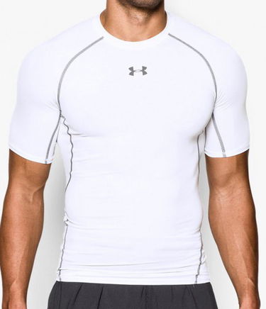 Tričko Under Armour T-Shirt HeatGear Biela | 1257468-100, 0