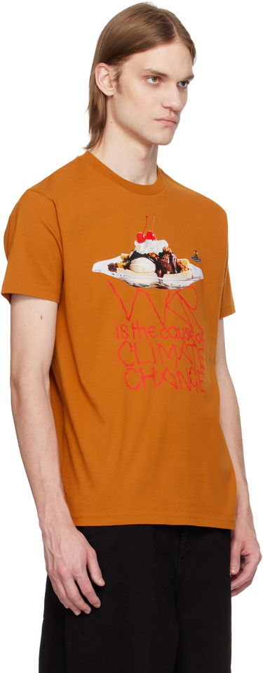 Tričko Vivienne Westwood Vivienne Westwood Banana Split Graphic T-Shirt Oranžová | 3G01003B-J009B-, 1