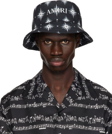 Klobúk AMIRI AMIRI Starburst Print Bucket Hat Čierna | AMHABY1011, 0