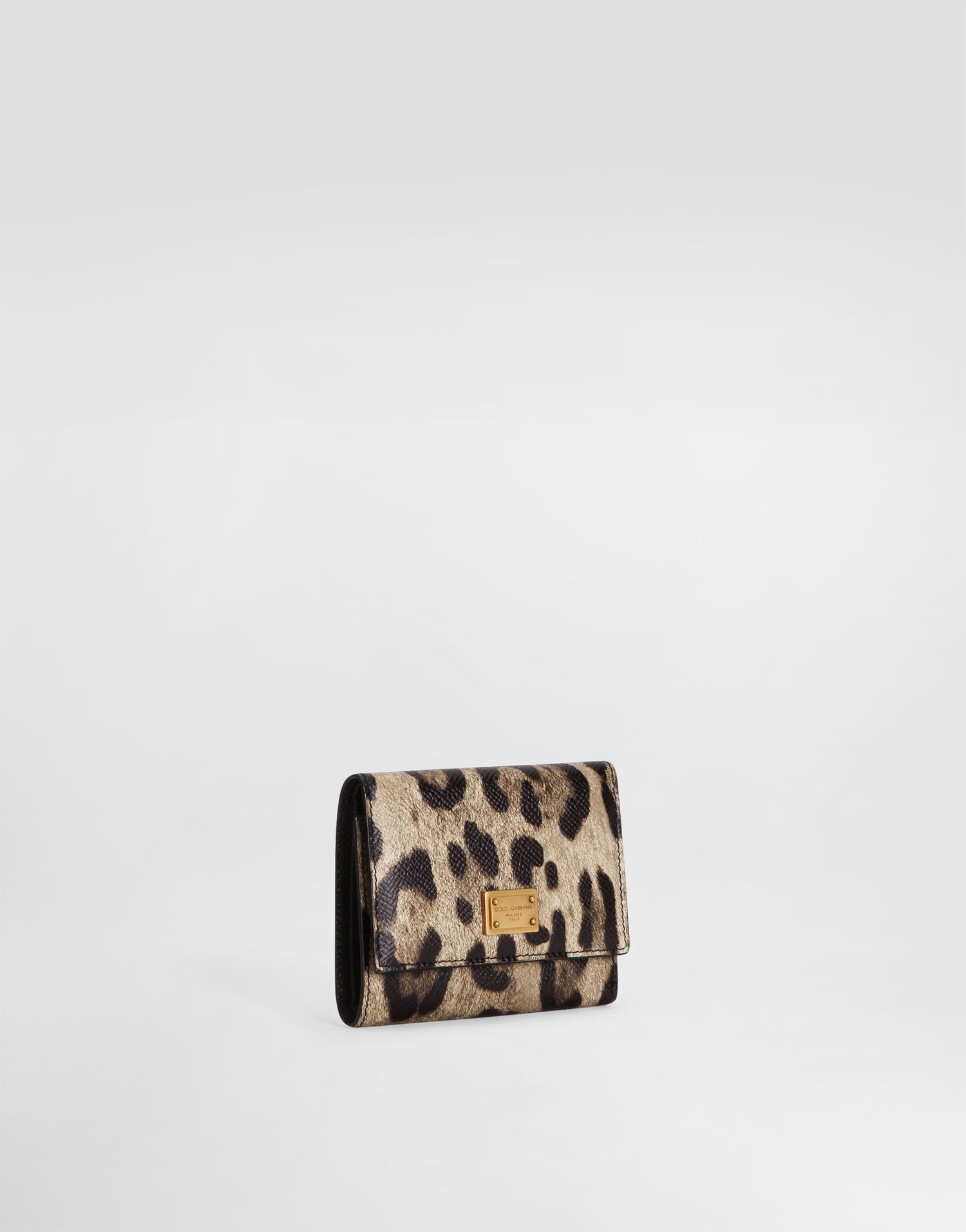 Peňaženka Dolce & Gabbana Leopard-print Wallet in Dauphine Calfskin Rôznofarebný | BI0770AX566HY13M, 1