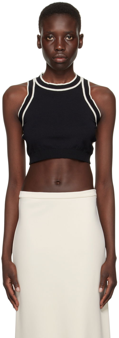 Tielko Max Mara Max Mara Ruggero Knit Tank Top Čierna | 2411361062600, 0