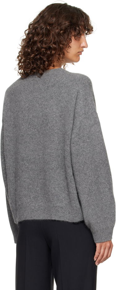 Sveter Loulou de Saison Loulou de Saison Tristan Yak Blend Sweater Šedá | TRISTAN, 2