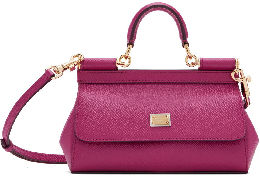 Kabelka Dolce & Gabbana Pink Small Sicily Bag Ružová | BB7116 A1001, 0