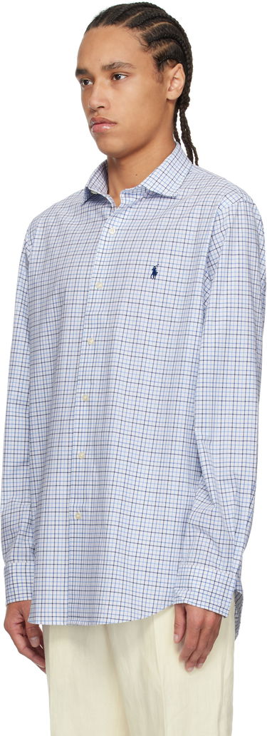 Košeľa Polo by Ralph Lauren Ralph Lauren Classic Fit Tattersall Stretch Shirt Modrá | 710966423001, 3