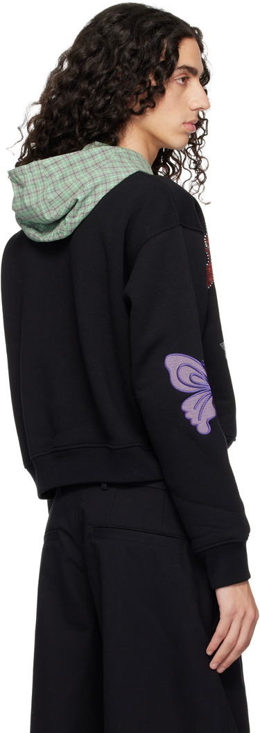 Mikina Chopova Lowena Chopova Lowena Berg Embellished Button-Front Hoodie Rôznofarebný | 5266, 2