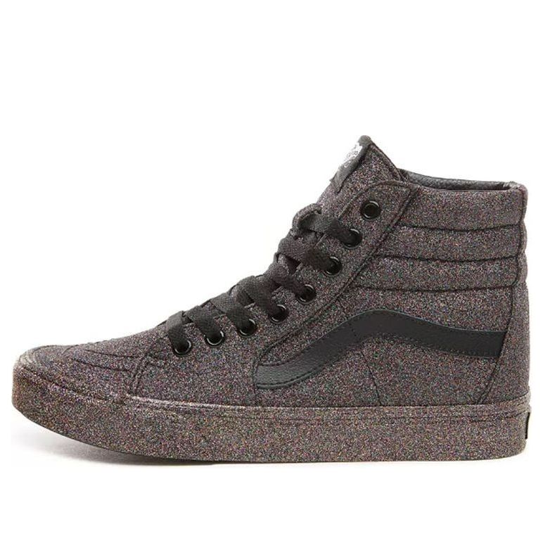 Tenisky a topánky Vans Sk8-Hi Rainbow Glitter Čierna | VN0A38GEUKN, 0