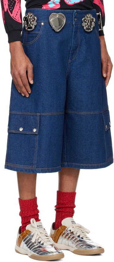 Šortky Chopova Lowena Chopova Lowena Balmy Denim Cargo Shorts Modrá | 4098, 1