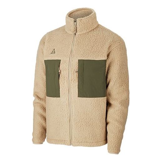 Sveter Nike ACG ACG Stand Collar Fleece Jacket with Pockets Béžová | CT2950-247, 0