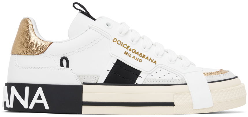 Tenisky a topánky Dolce & Gabbana White 2.Zero Sneakers Biela | CS1863AO222, 0