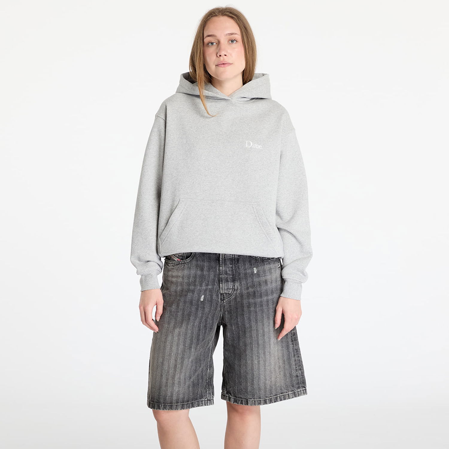 Mikina Dime DIME Classic Small Logo Hoodie Šedá | DIME2SP2533GRY, 1