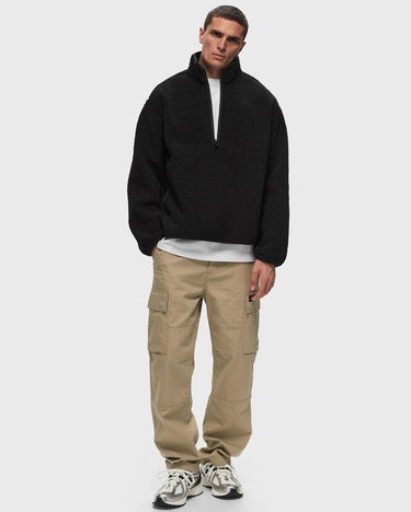 Bunda CALVIN KLEIN HALF ZIP SHERPA Čierna | J30J326679BEH, 2