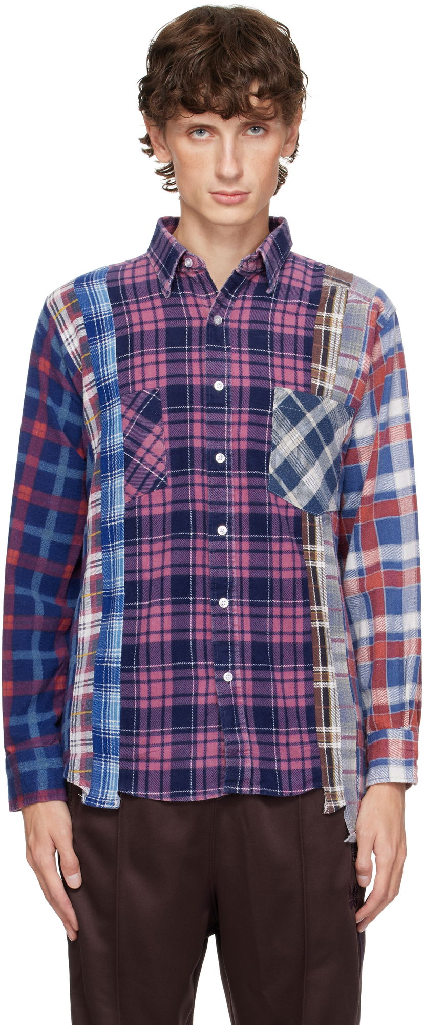 Košeľa Needles 7 Cuts Flannel Shirt Rôznofarebný | PU348