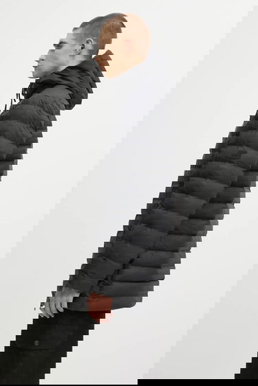 Prešívaná bunda Rains Lohja Hooded Puffer Jacket Čierna | 15900.01, 2