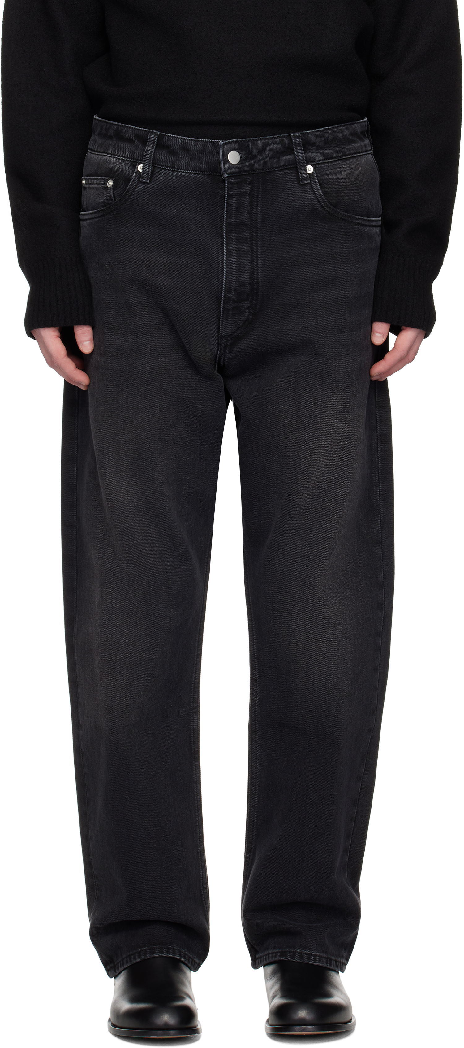 Džínsy Studio Nicholson Studio Nicholson Riso Jeans Čierna | RISO SNM - 1321, 0