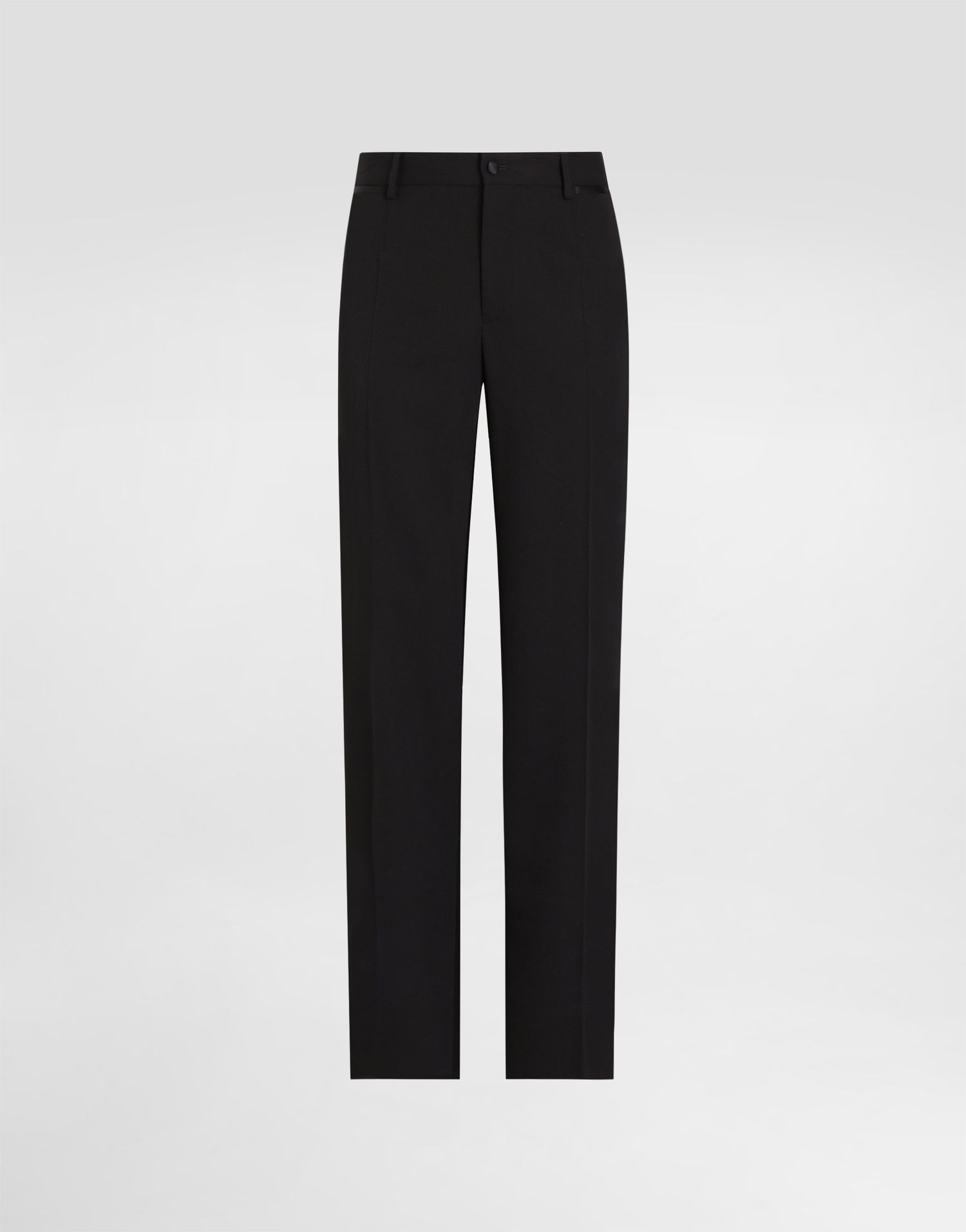 Nohavice Dolce & Gabbana Technical Gabardine Tuxedo Pants Čierna | GP0F4THUMTYN0000_2, 0
