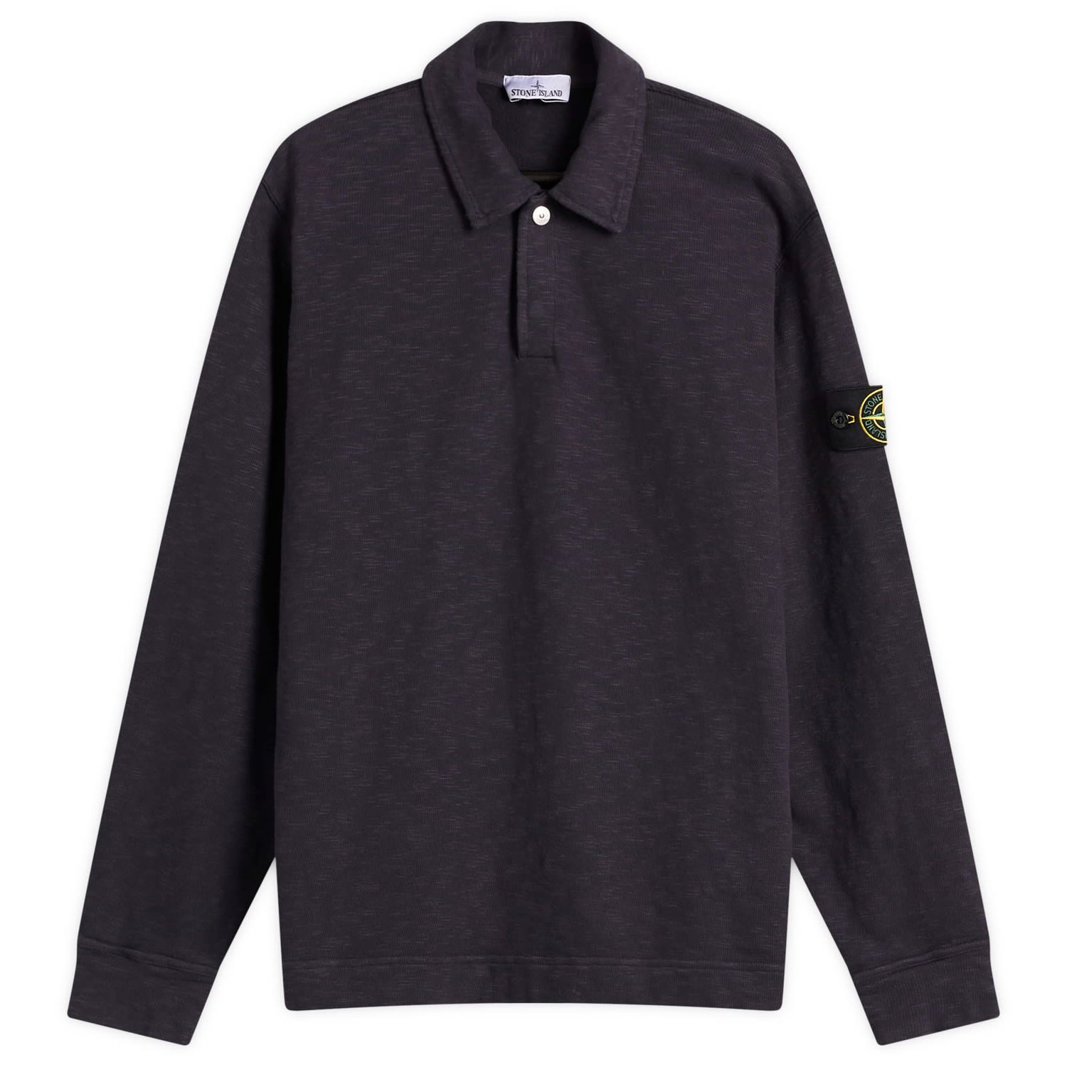 Polo tričko Stone Island Brushed Cotton Long Sleeve Polo Shirt, Size Large Navy | K2S156100054-V0026, 1