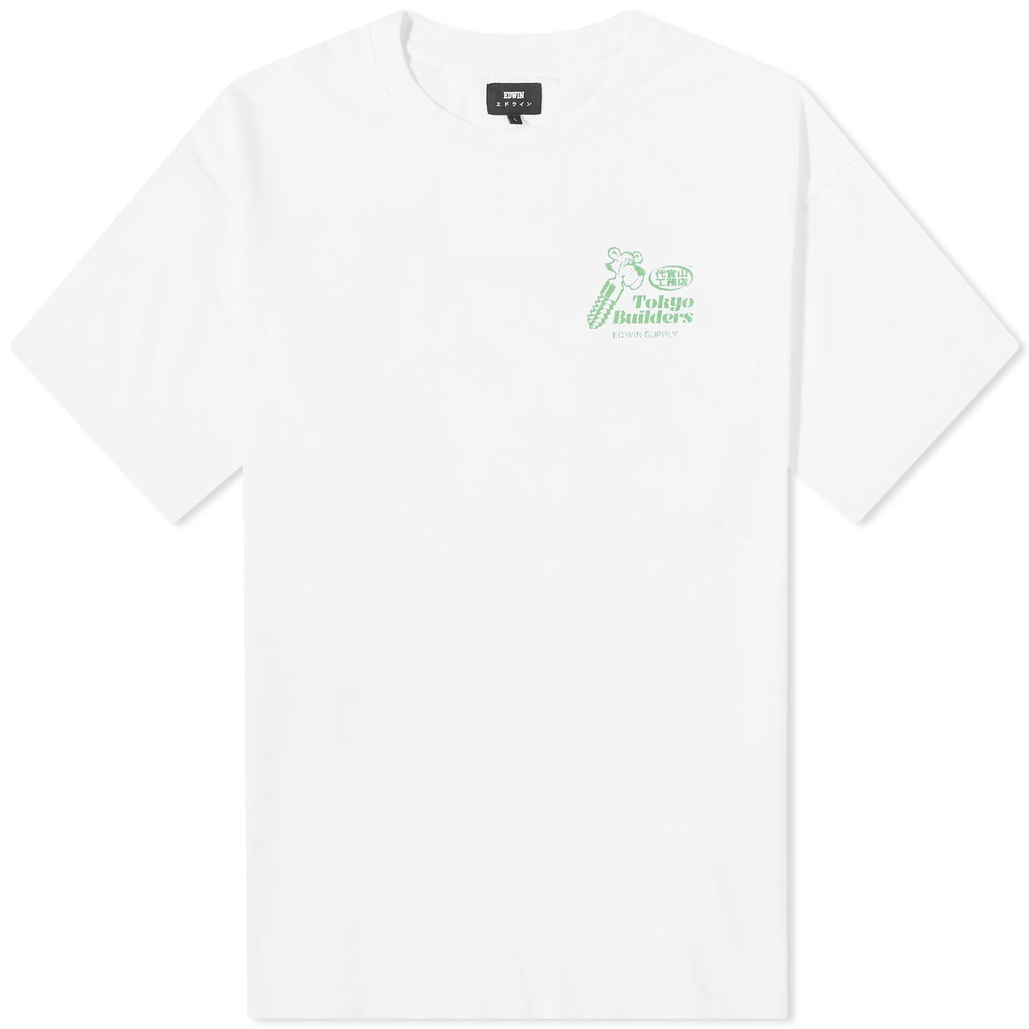 Tričko EDWIN Tokyo Builders Graphic T-Shirt Biela | I032558-0267-02-67, 0