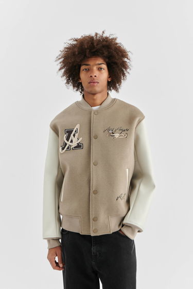 Bunda AXEL ARIGATO Wes Varsity Jacket Béžová | A2178002, 2