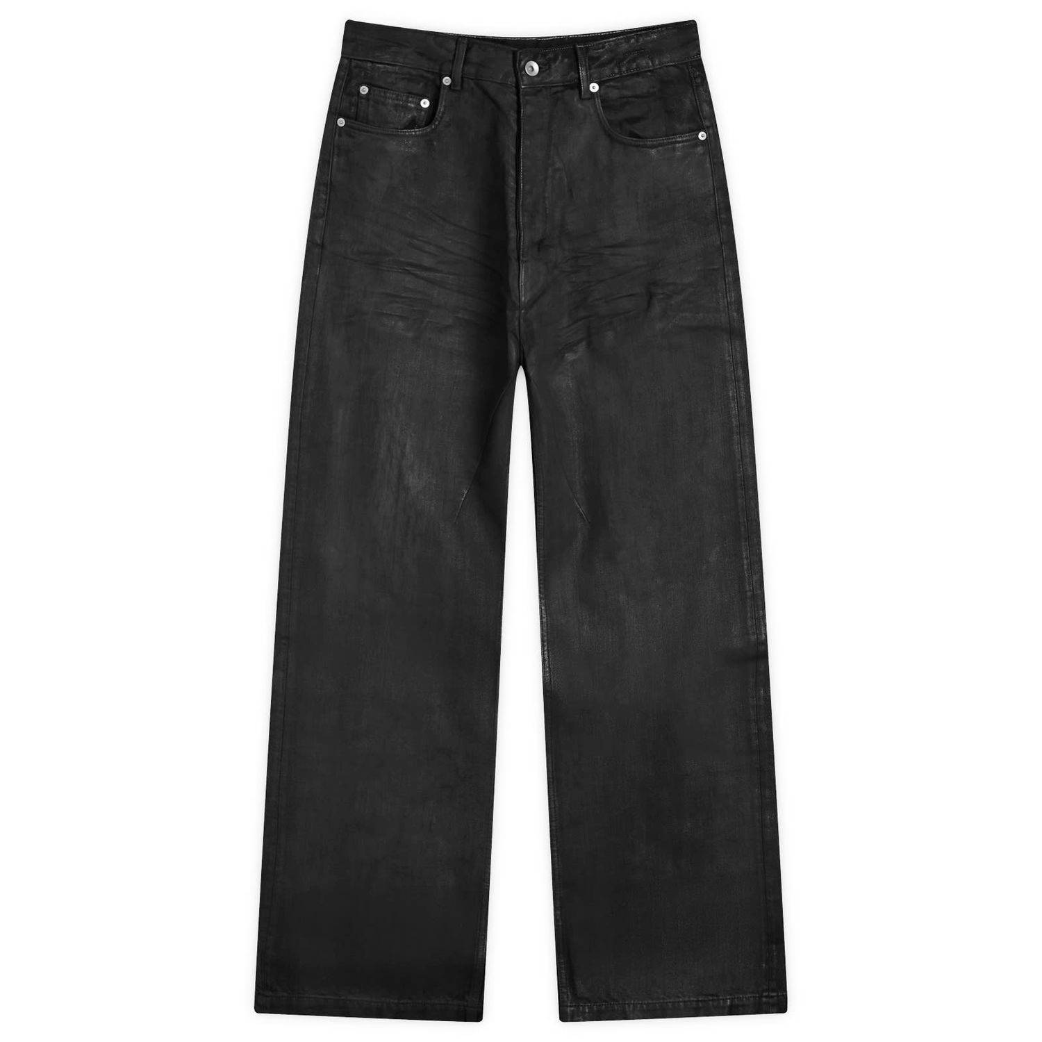 Džínsy Rick Owens DRKSHDW Geth Coated Jeans Čierna | DU02E7351-BW-99X, 0