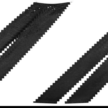 Džínsy Rick Owens DRKSHDW Geth Coated Jeans Čierna | DU02E7351-BW-99X, 0