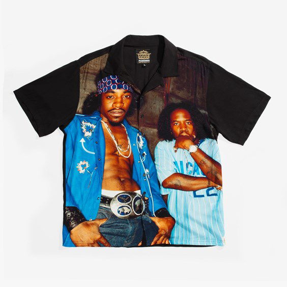 Košeľa Pleasures Outkast x Kryptonite Button Down Rôznofarebný | P22SP026-BLACK, 0