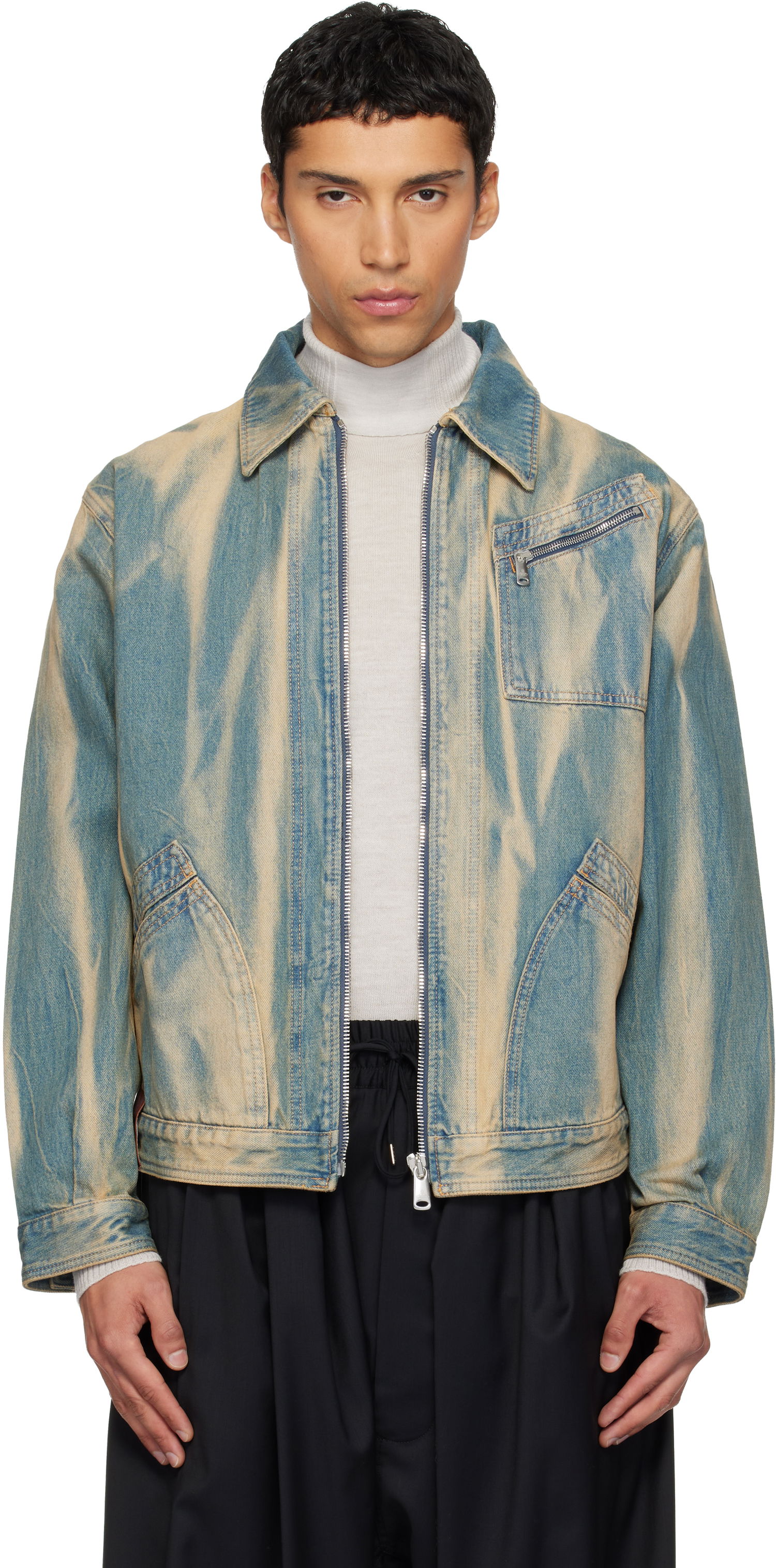 Bunda Vivienne Westwood Piranha Denim Jacket Rôznofarebný | 2801000J-W018A, 0