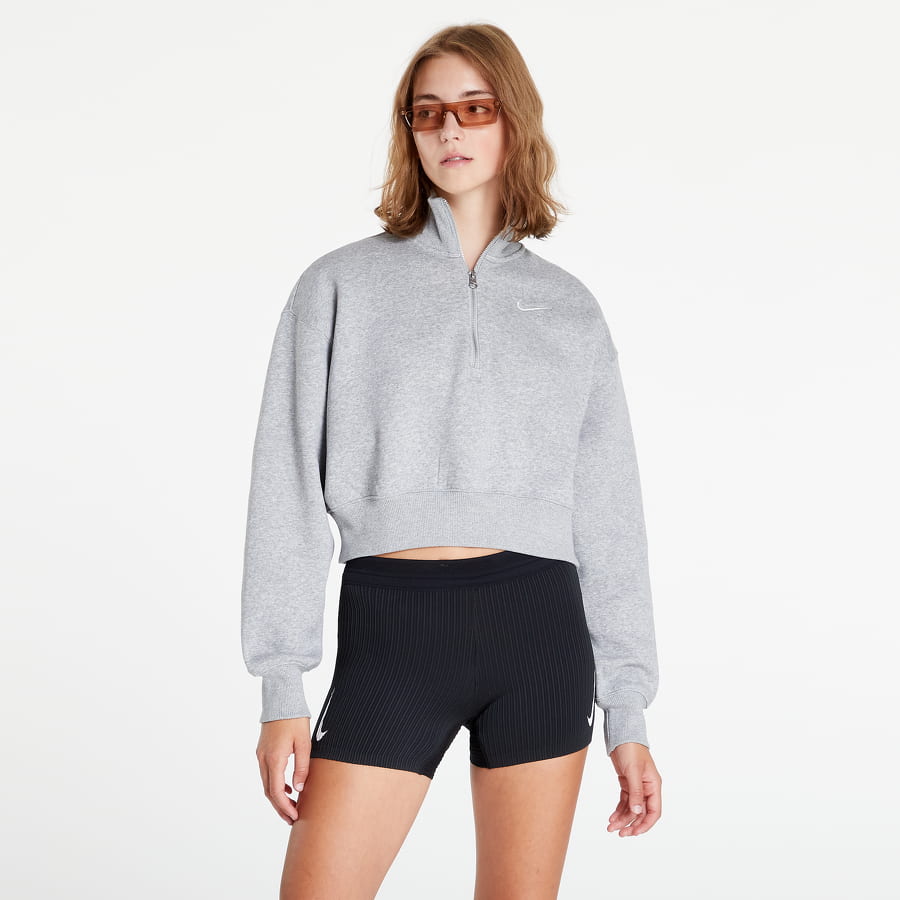 Mikina Nike Sportswear Phoenix Fleece Hoodie Šedá | DQ5767-063, 0
