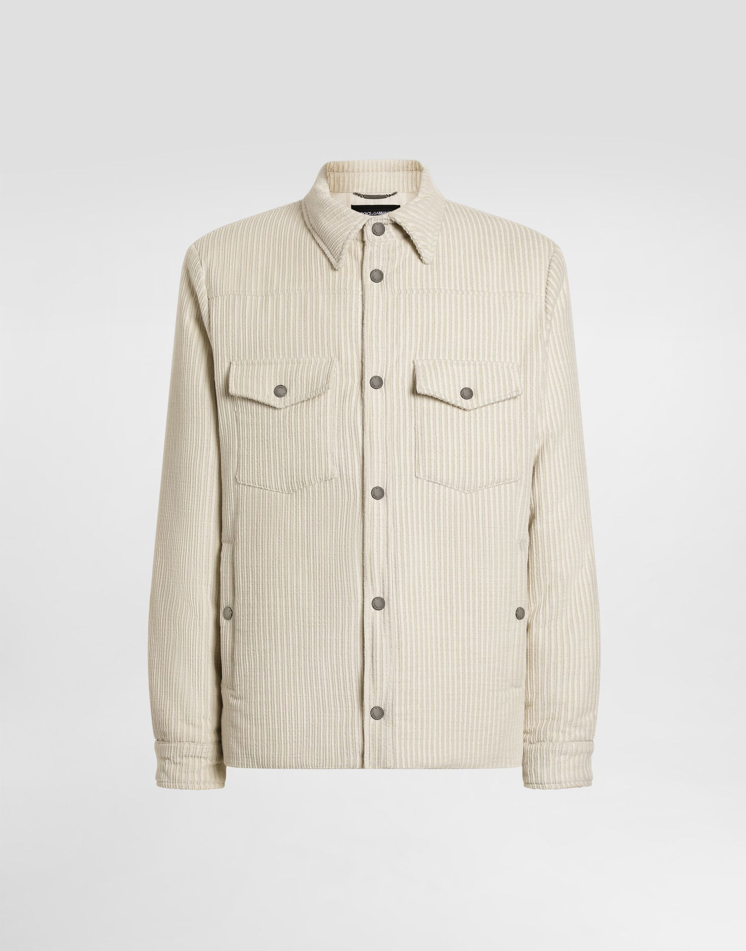 Bunda Dolce & Gabbana Dolce & Gabbana Corduroy Padded Jacket Béžová | G9BRETFUVLKW0001, 0