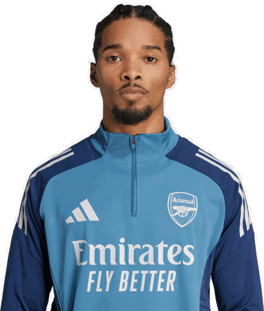 Tričko adidas Originals Arsenal AFC TR TOP 2025/26 Long Sleeve Training Top Modrá | jj1815, 4