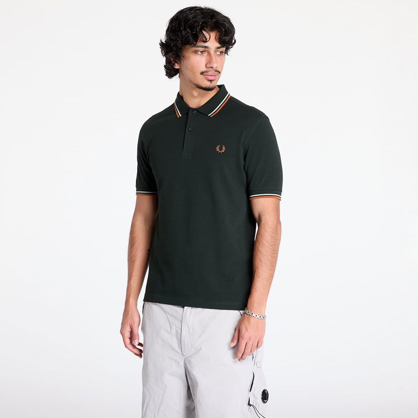 Polo tričko Fred Perry Twin Tipped Shirt Čierna | M3600 W84