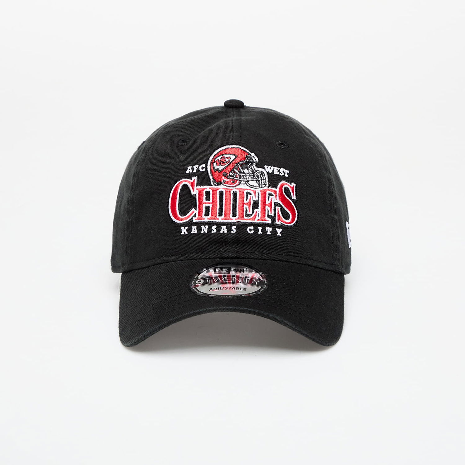Šiltovka New Era Kansas City Chiefs Helmet 9TWENTY Adjustable Cap Čierna | 60667634, 0