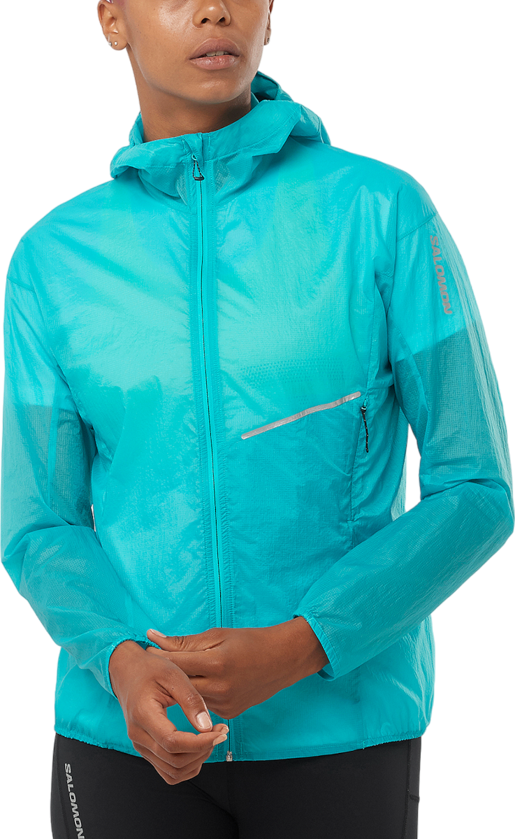 Bunda Salomon SENSE AERO WIND JKT W Tyrkysová | lc2203700