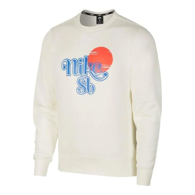 Sveter Nike SB Icon Crew Sunrise Sweatshirt Biela | BV0885-133