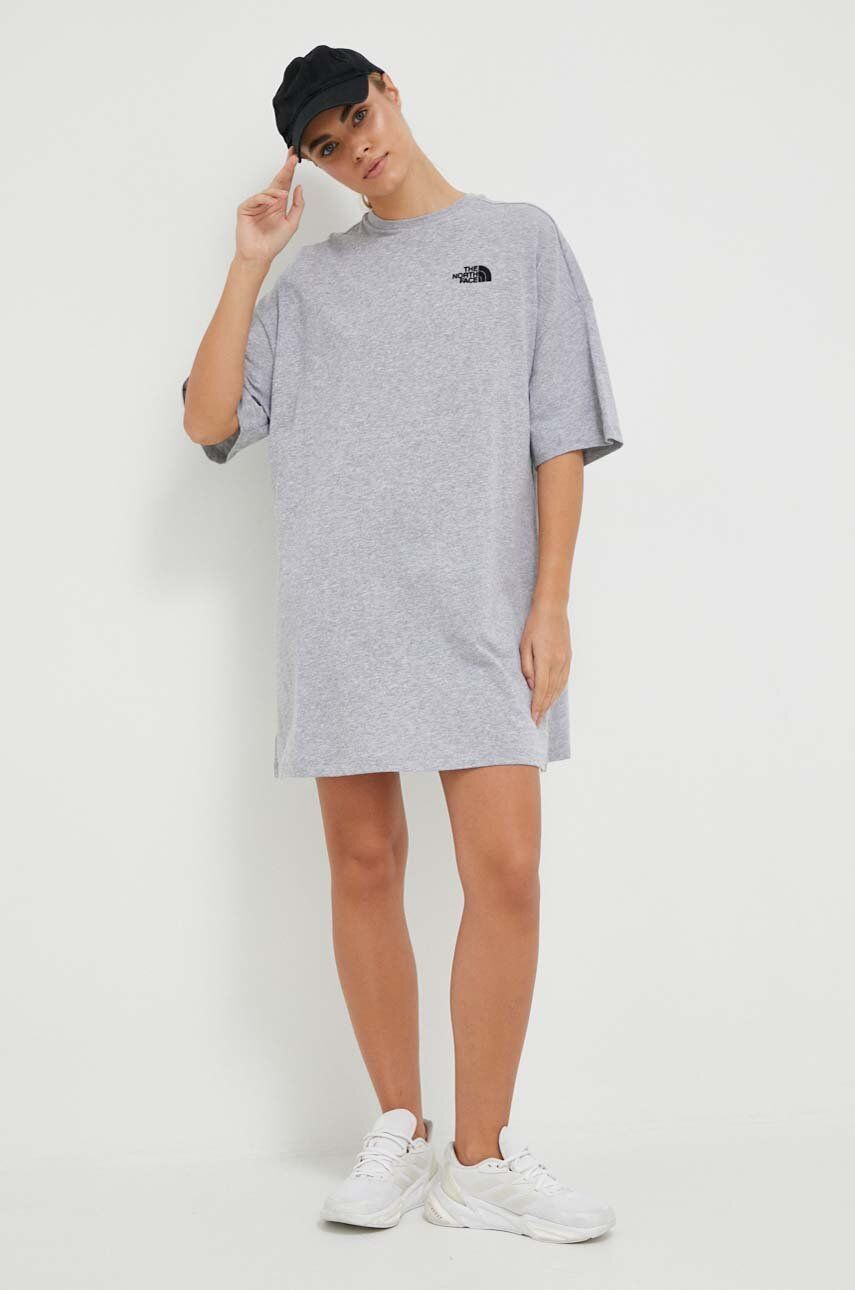 Šaty The North Face Tee Dress Šedá | NF0A55APGAU1, 0