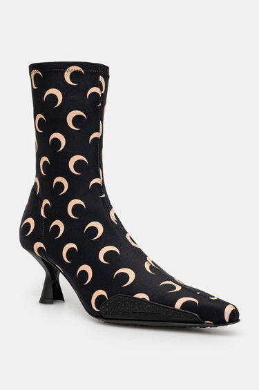 Tenisky a topánky Marine Serre Recycled Moon Jersey Ms Still Heeled Ankle Boots Čierna | WFW041A.CJER0053, 0