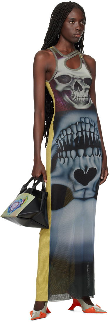 Šaty Ottolinger Ottolinger Printed Mesh Maxi Dress Rôznofarebný | 102703, 3