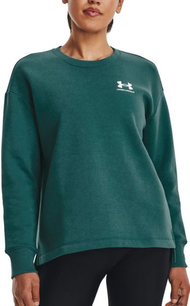 Mikina Under Armour Rival Fleece Sweatshirt Zelené | 1369423-722, 0