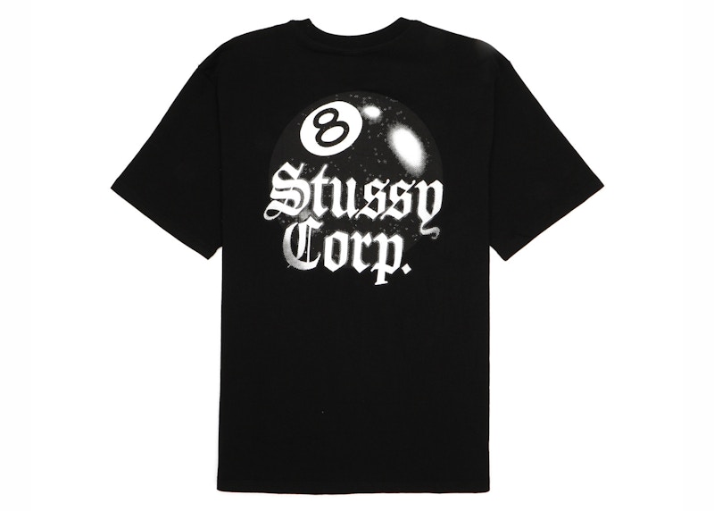 Tričko Stüssy Stussy Corp. Graphic T-Shirt Čierna | 1904868_BLAC