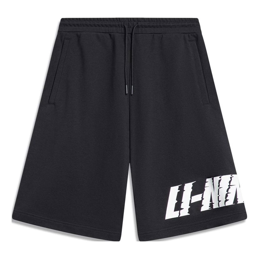 Šortky Li-Ning Graphic Loose Fit Shorts Čierna | AKST747-1