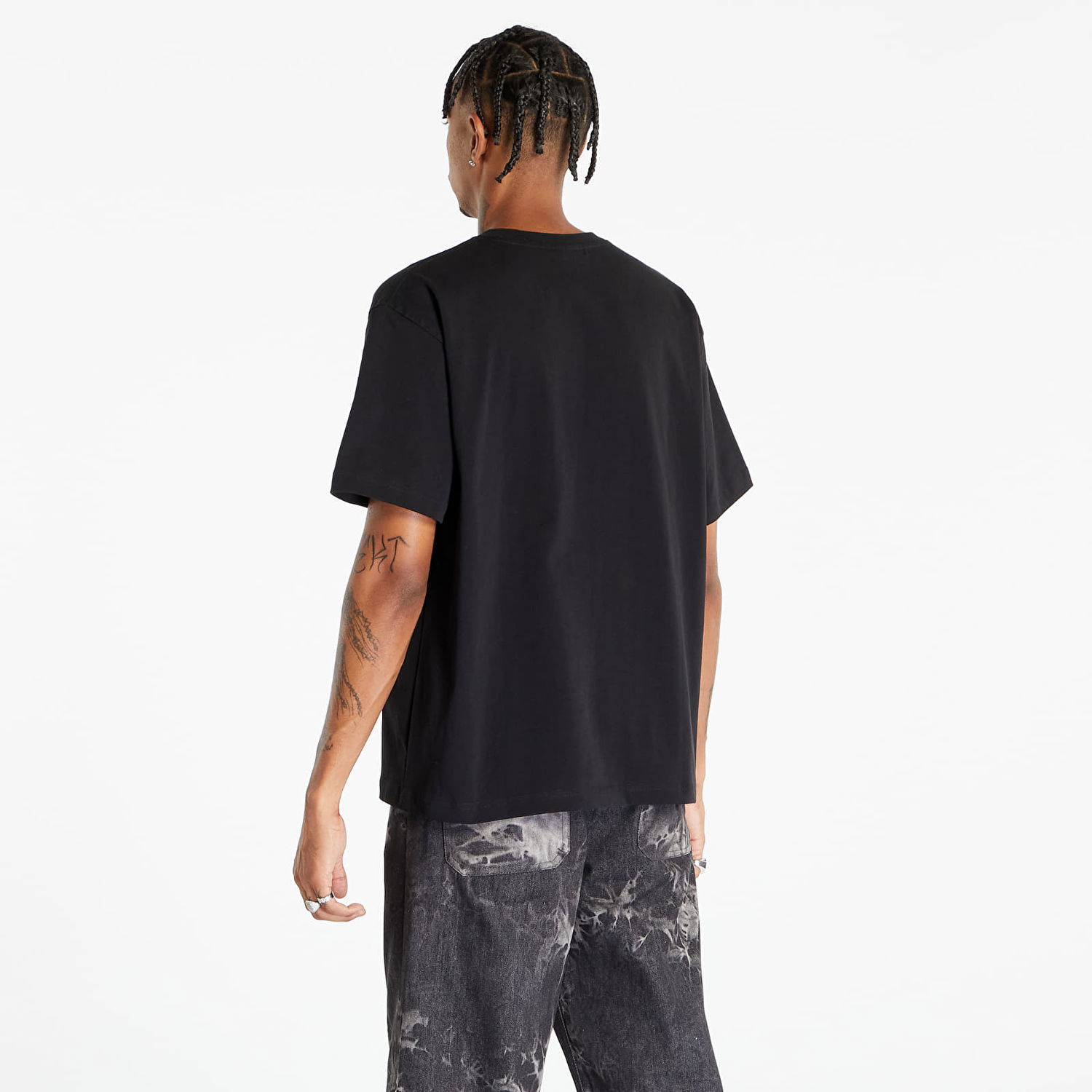 Tričko Pleasures Doubles Heavyweight Short Sleeve Tee Black Čierna | P23F030 BLACK, 1
