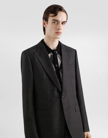 Bunda Dolce & Gabbana Single-breasted Taormina Wool Jacket Šedá | G2NW0TFU25ES8290, 3