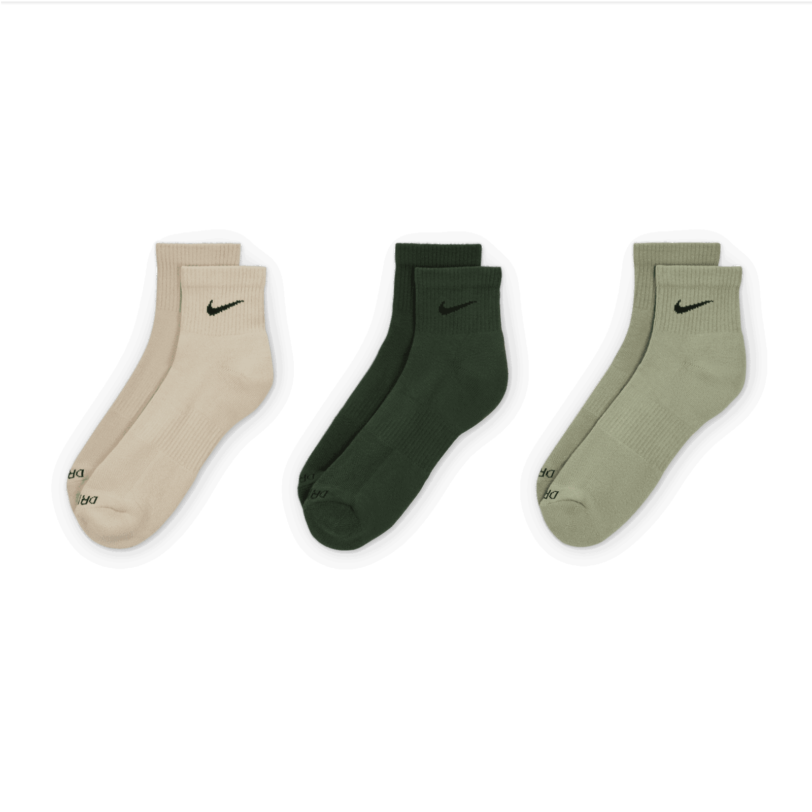 Everyday Training Cushioned Ankle Socks (3 Pairs)