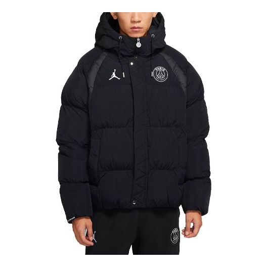 Prešívaná bunda Jordan Air Jordan Paris Saint-Germain Padded Hooded Jacket Čierna | DB6495-010, 0